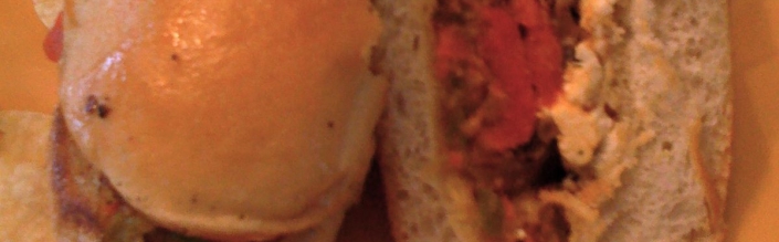 Mediterranean Garlic-Dill Veggie Burger 