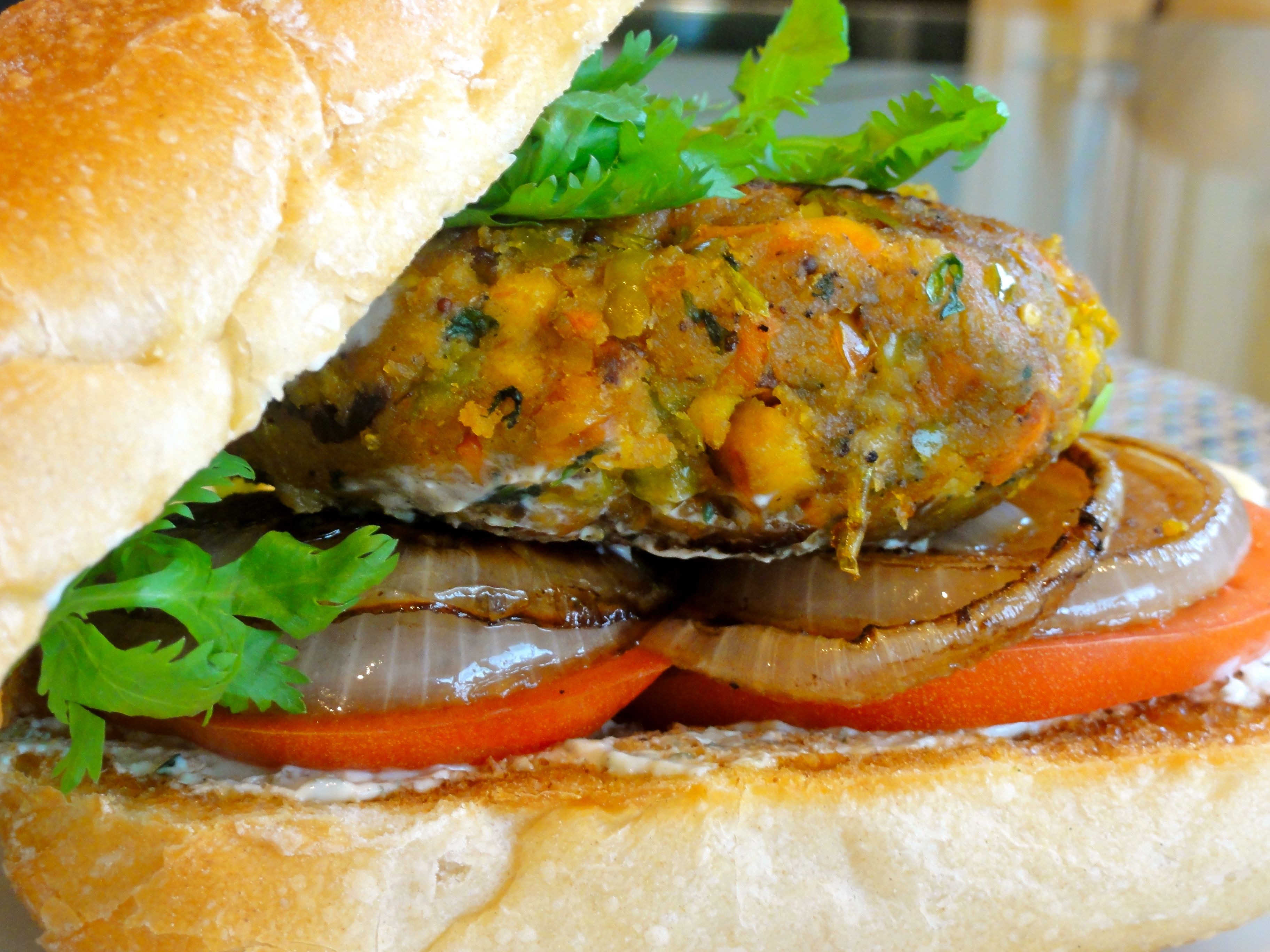 Masala Tofu Veggie Burger ChefPriyanka Masala Tofu Veggie Burger ChefPriyanka