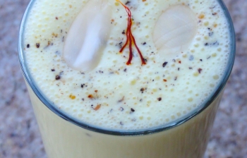 Saffron Lassi with Cardamom & Almond