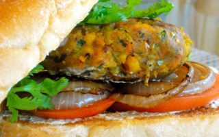 Masala Tofu-Veggie Burger