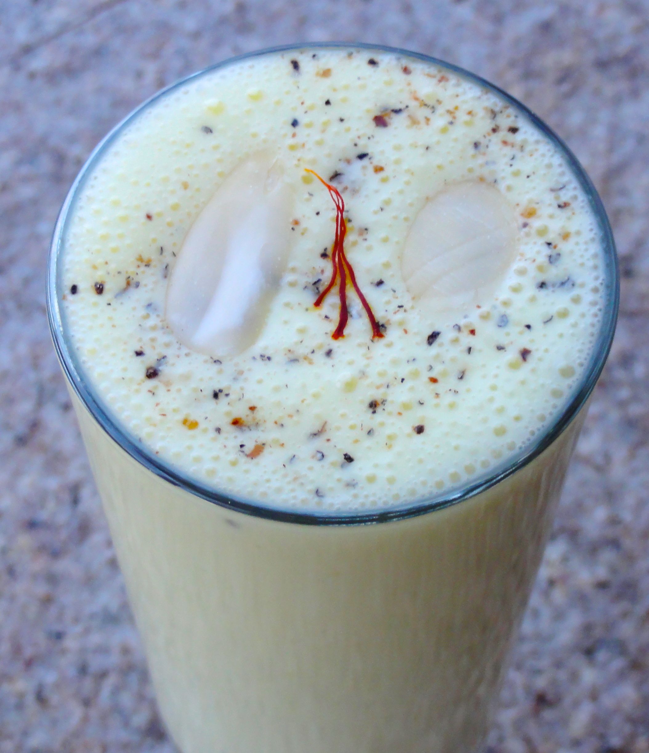 Saffron Lassi with Cardamom & Almond