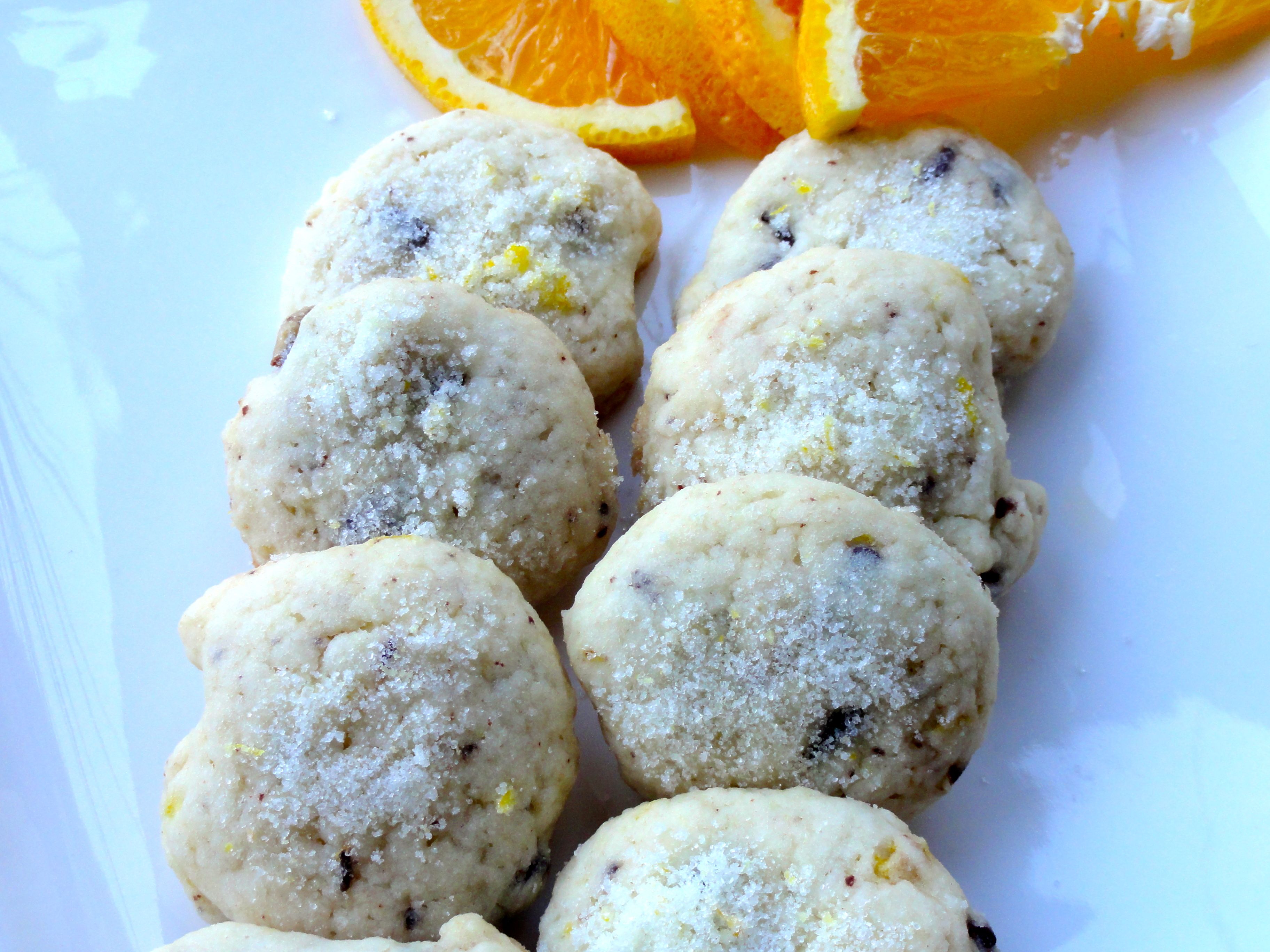 Mini Chocolate-Orange Scones with Orange Sugar