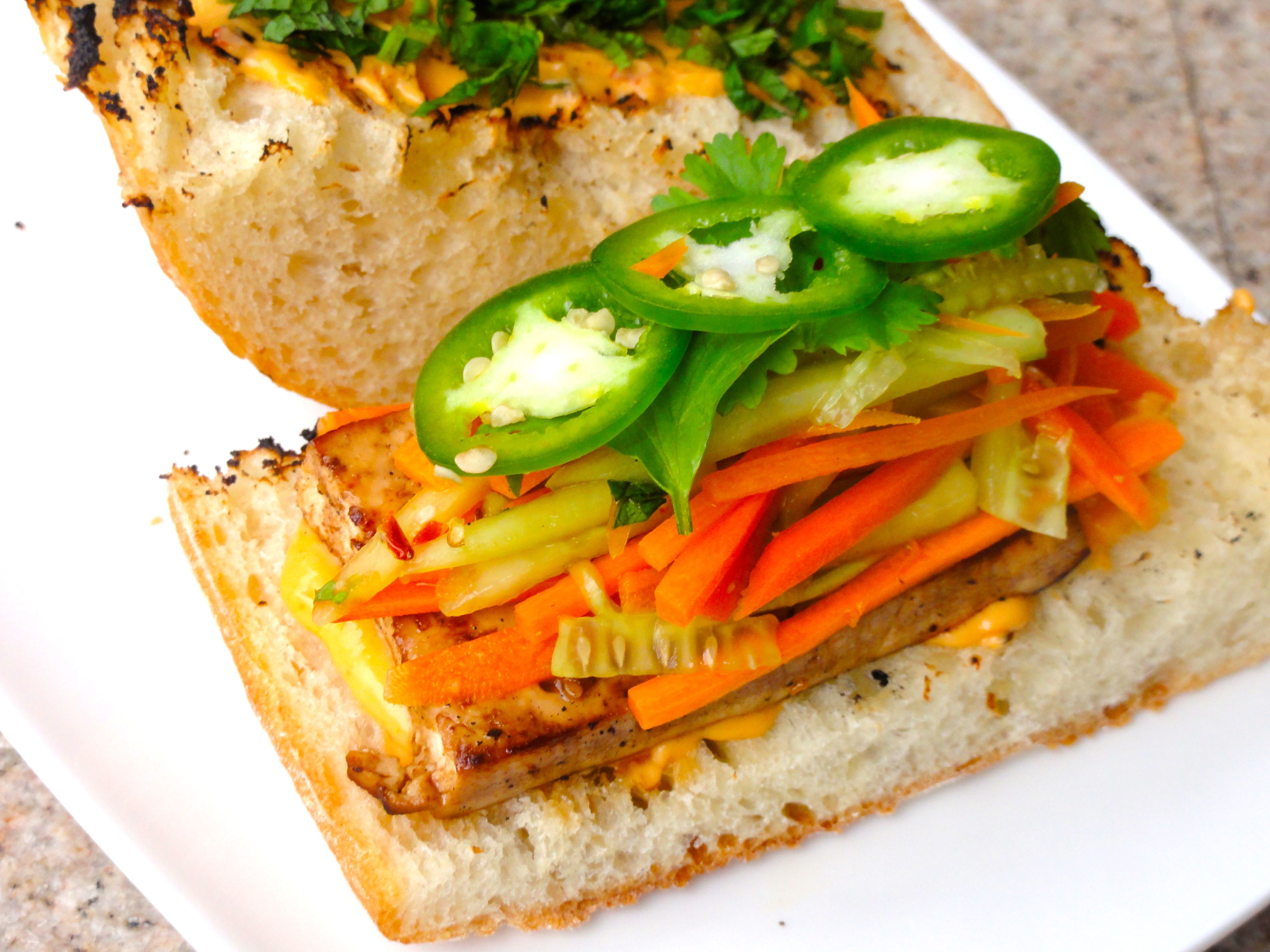 Vegetarian Tofu Banh Mi