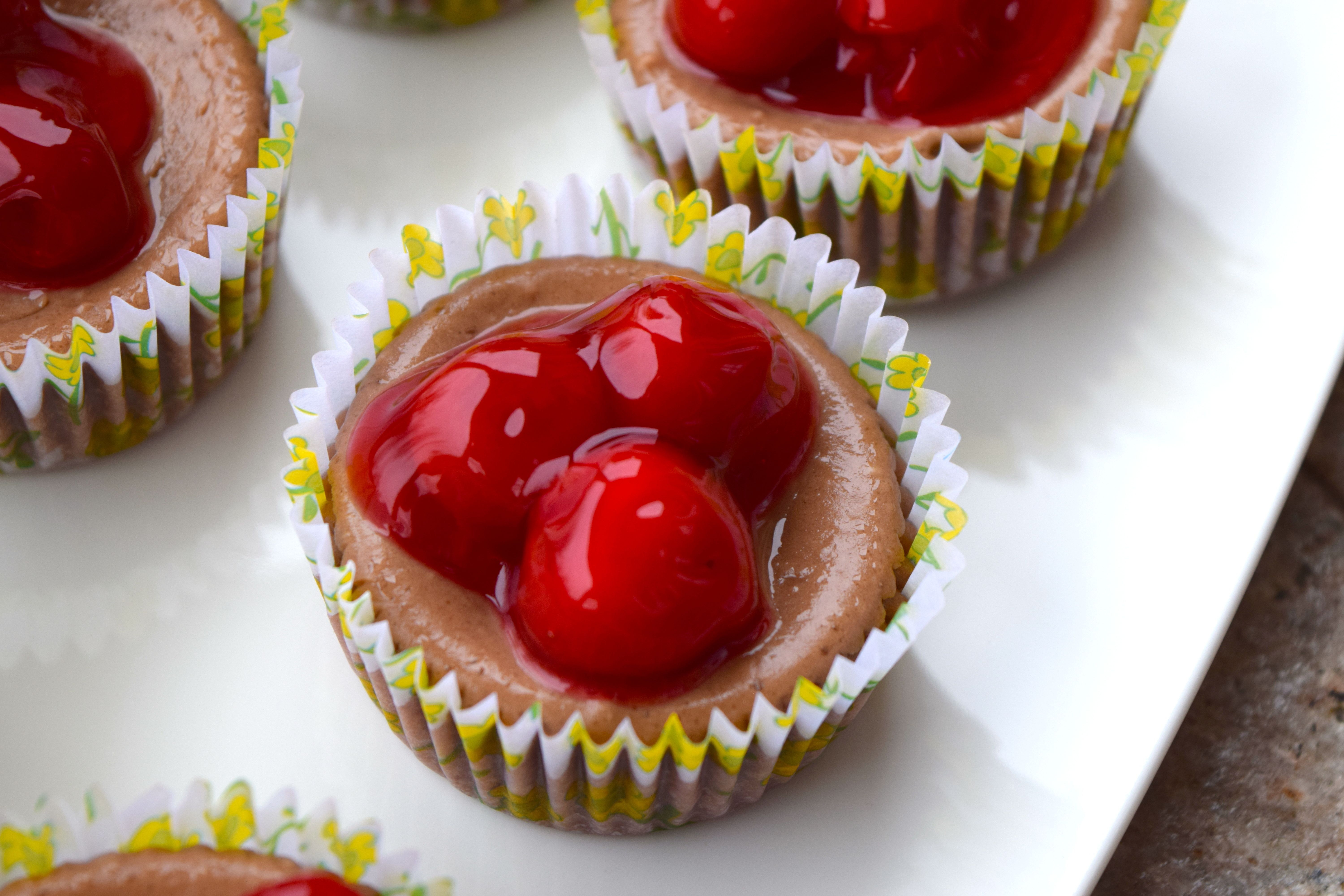 Chocolate-Cherry Cheesecake Cups