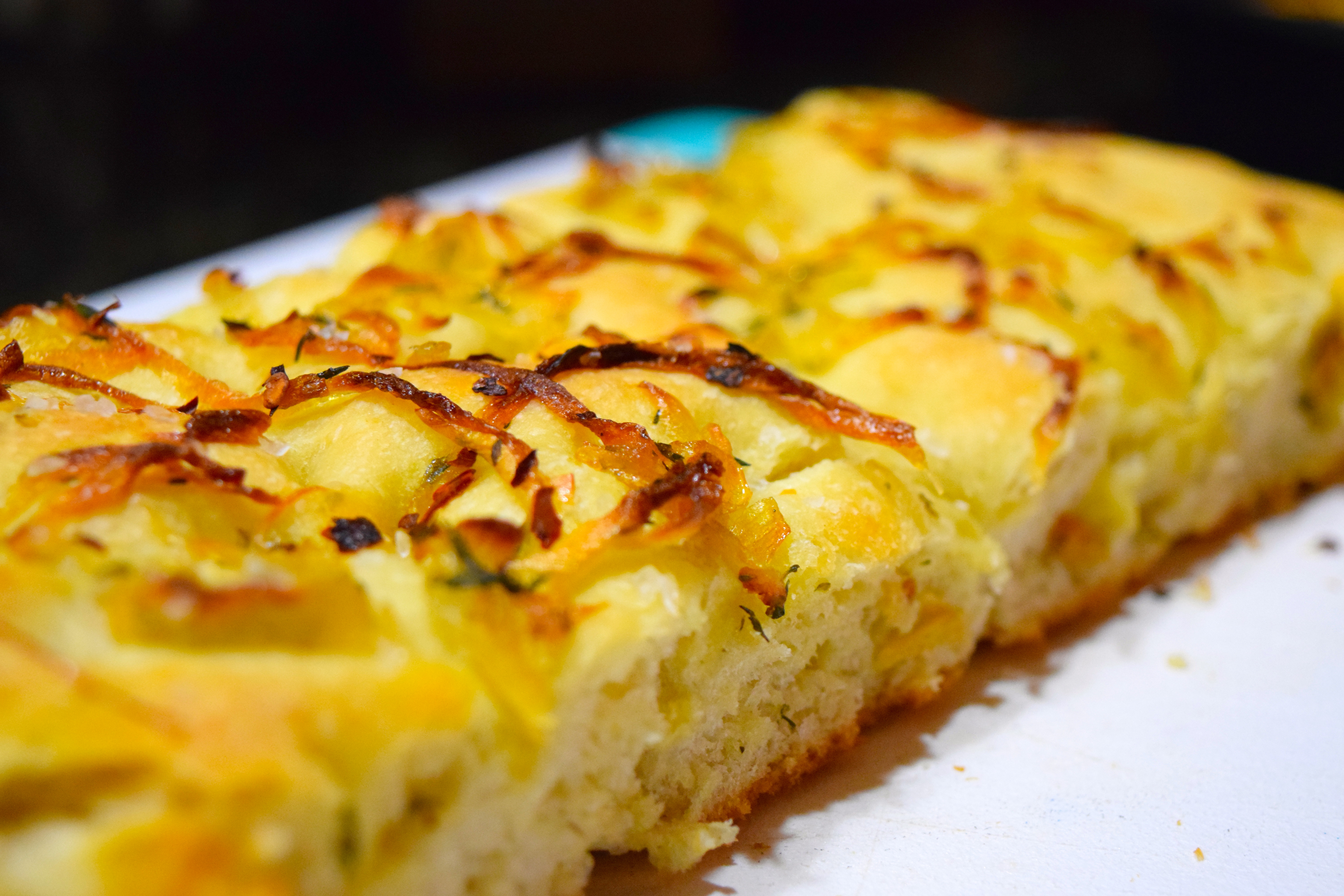 Caramelized Onion-Thyme Foccacia