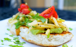 Indian Apple Slaw Sandwich