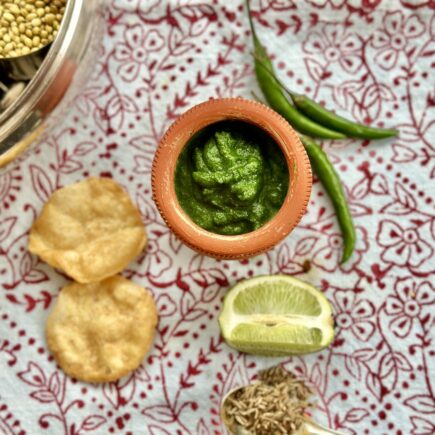 Spicy Indian Green Chutney