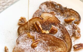 Salted Maple Pecan French Toast