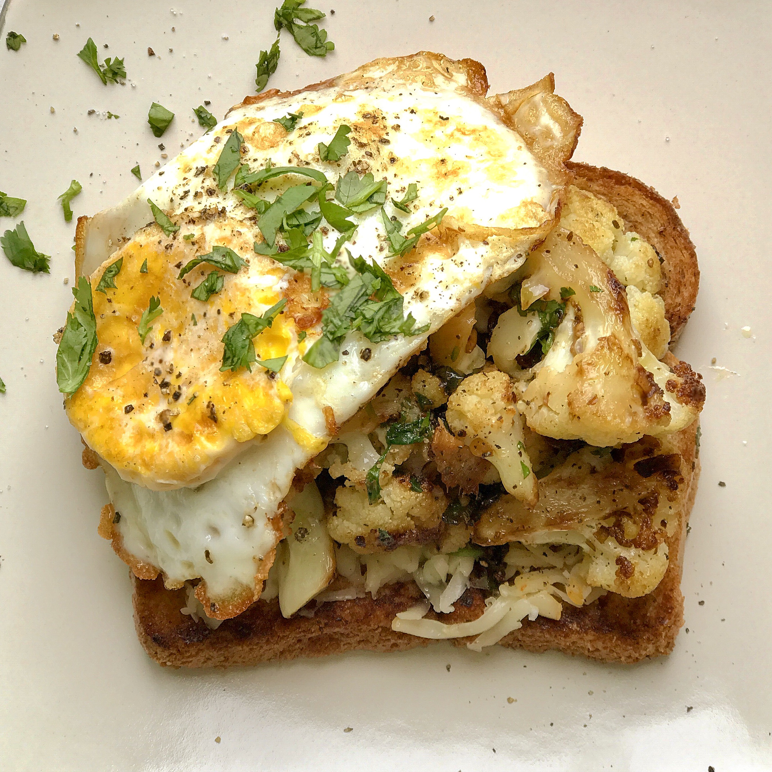 Cauliflower Egg Toast – Priyanka: Vegan Chef, TV Host, Author