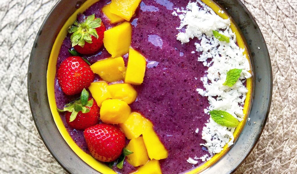 Blueberry Coconut Chia Bowl