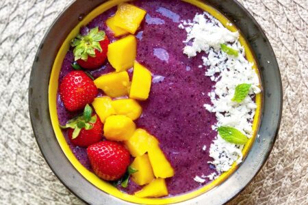 Blueberry Coconut Chia Bowl