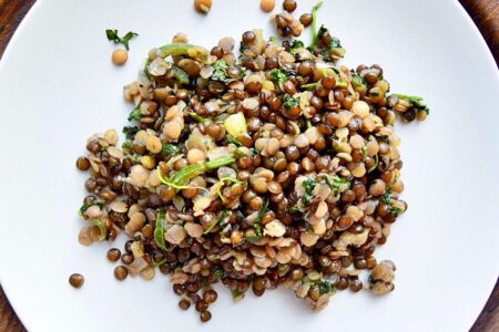 Simple Lentil Sauté