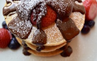 Chocolate Espresso Pancakes