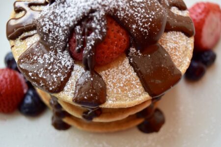 Chocolate Espresso Pancakes