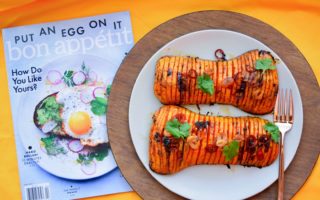 Indian Hasselback Butternut Squash