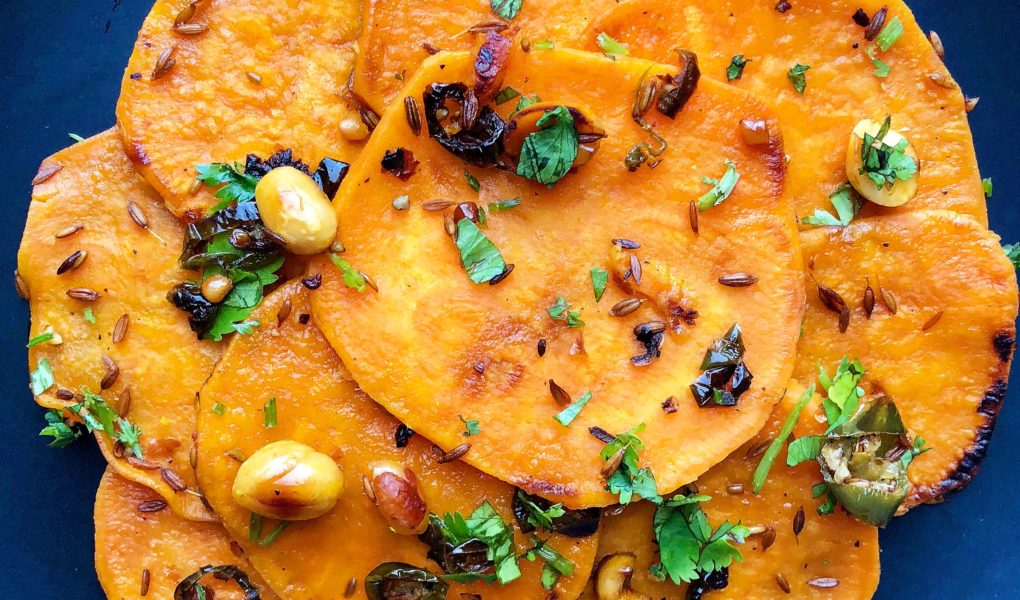 Indian Scalloped Sweet Potatoes