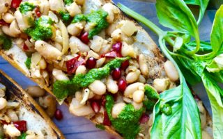 White Bean & Chili Charred Panzanella “Salad”