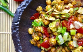 Chickpea Avocado Bhel Puri