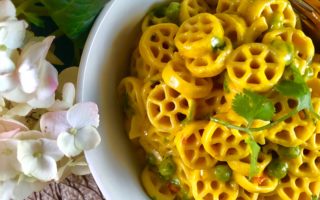 Vegan Mac and Cheese (Indian Spiced, Protein Packed!)