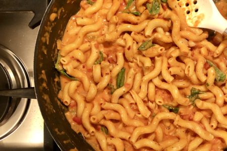 15 Minute Vegan Vodka Sauce