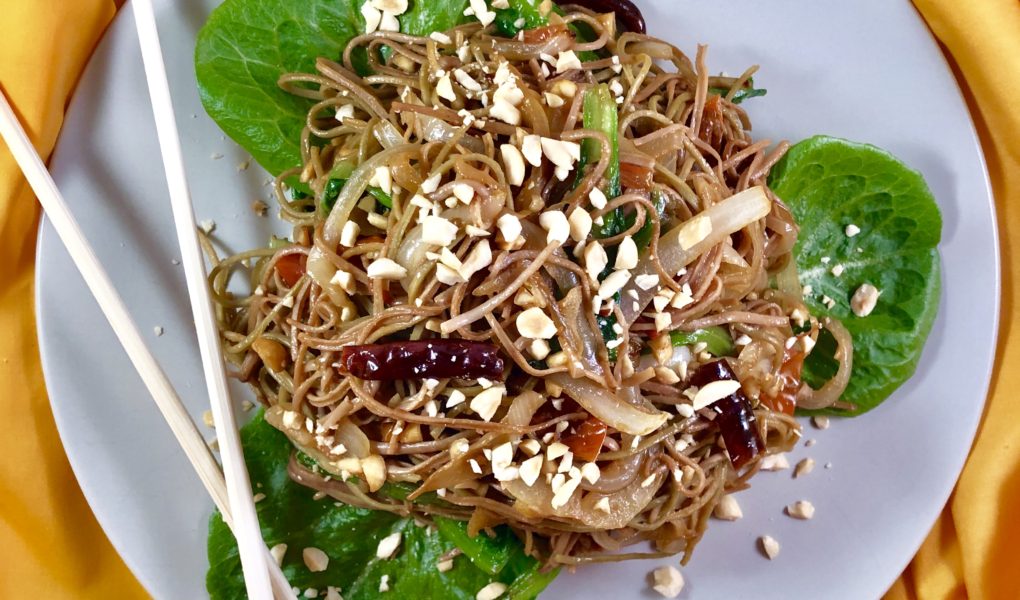 Bangkok Street Noodles with Romaine