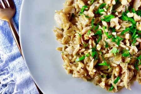 One Pot Garlic-Saffron ‘Risotto’