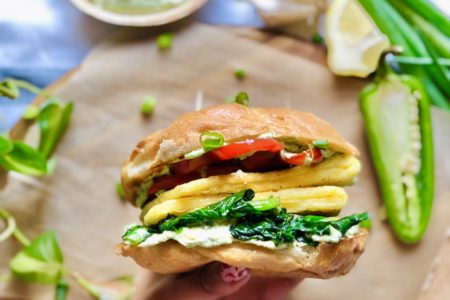 Loaded “Egg” Sandwich feat. Green Chutney Aioli