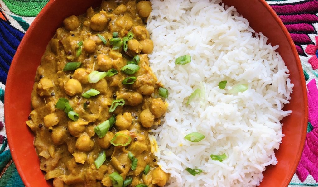 Creamy Chickpea Masala (Maharashtrian Chole) Vegan