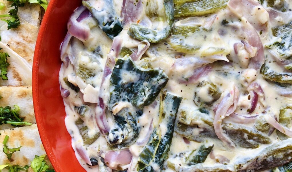 Vegan Rajas Con Crema