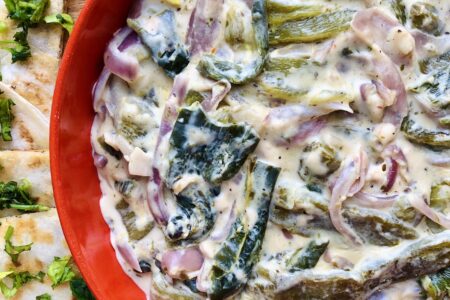 Vegan Rajas Con Crema