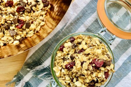 Saffron Cashew Granola