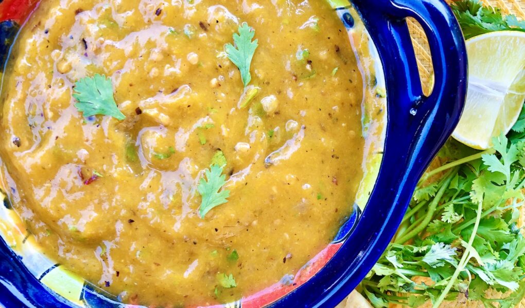 Roasted Tamarillo (Tree Tomato) Salsa