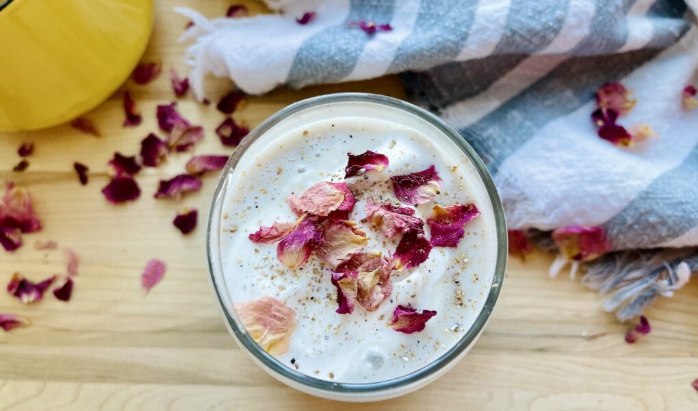 Vegan Rose Lassi