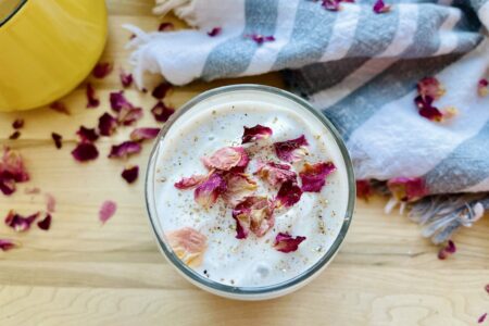 Vegan Rose Lassi