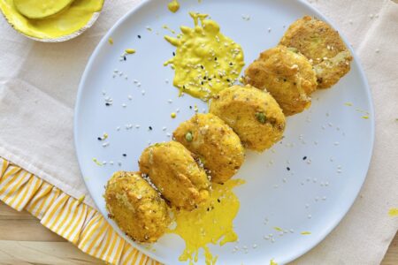 Loaded Turmeric Veggie Cutlets, Vegan & Zero-Waste