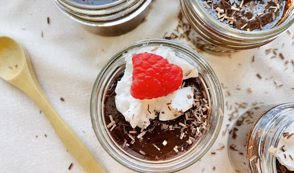 Mocha Chocolate Puddings, Vegan & Zero-Waste