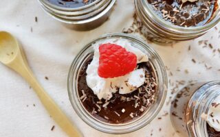 Mocha Chocolate Puddings, Vegan & Zero-Waste