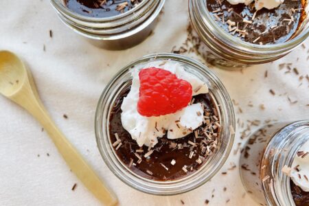 Mocha Chocolate Puddings, Vegan & Zero-Waste