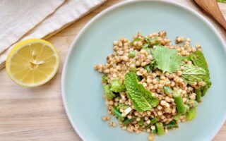 Spring Green Couscous Salad, Vegan