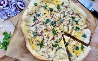 Rosemary Potato Béchamel Pizza, Vegan