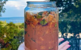 Watermelon Rind Indian Pickle (Upinkhai), Zero-waste & Vegan