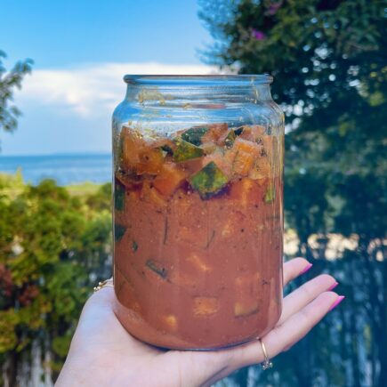 Watermelon Rind Indian Pickle (Upinkhai), Zero-waste & Vegan