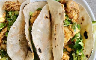 Spicy Cauliflower Tacos, Vegan & Low-Waste