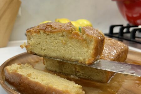 Lemon Yogurt Loaf (Vegan Copycat)